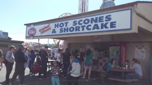 Though sporting a new name this year, the Washington State Fair boasts some of the same staple foods it has for more than 100 years. Scones are an excellent choice for fairgoers looking for a tasty treat that won’t ruin their diet — at least not as badly as the deep-fried butter. Photo by Leah Traxel.