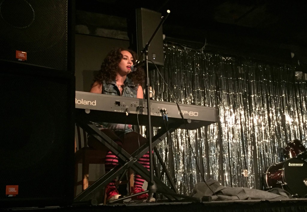 Senior Asia B. Wolfe, pictured, won the ASPLU-sponsored “Battle of the Bands” event on April 9.