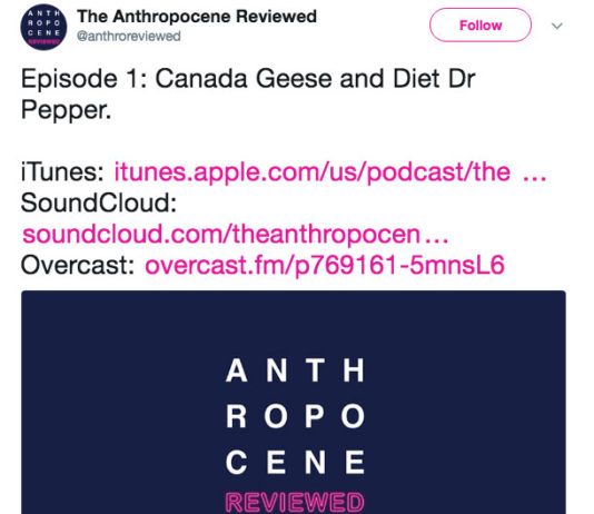 “The Anthropocene Reviewed”