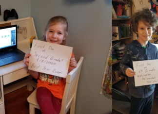 Professors juggle virtual teaching and parenting