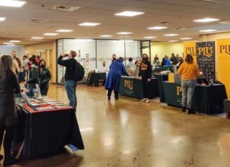 Veterans Day celebration supports veterans at informal thank you poster signing event