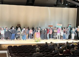Politics of Silence: Student Protest Stops Speech to Draw Attention to Genocide